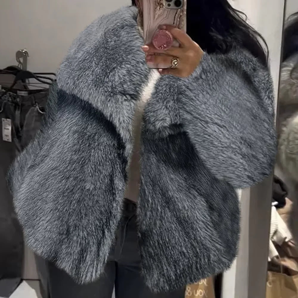 Luxury fur jacket