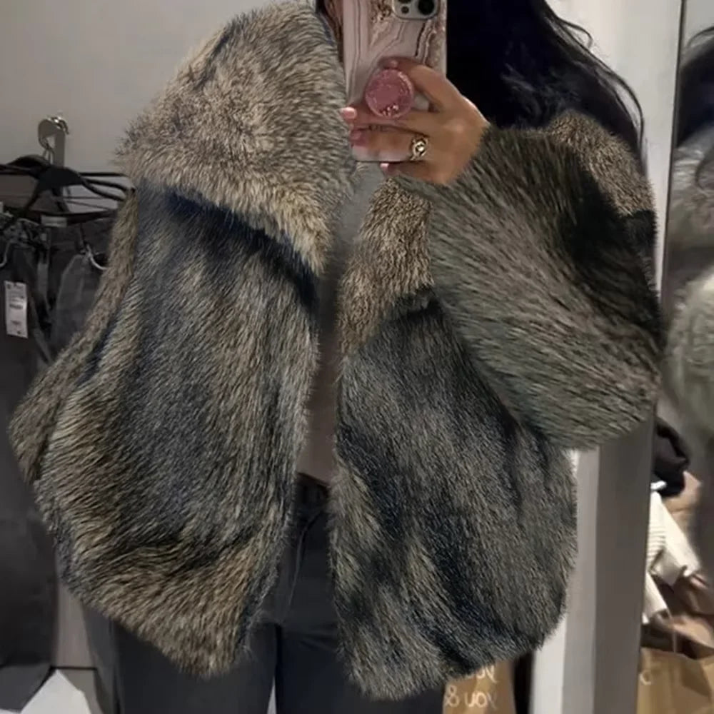 Luxury fur jacket